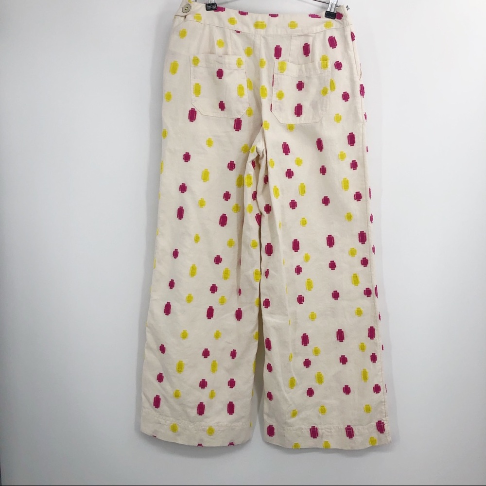 ANTHROPOLOGIE NWOT Embellished Wide Leg Pants 2 - Picture 2 of 8
